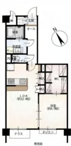 ライオンズマンション上杉北の間取り