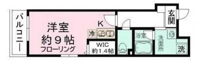 レオ伍拾八番館の間取り
