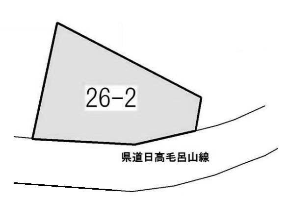 坂戸市薬師町売地の土地図