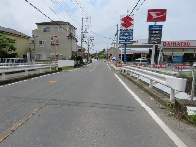 坂戸市薬師町売地の前面道路含む現地写真