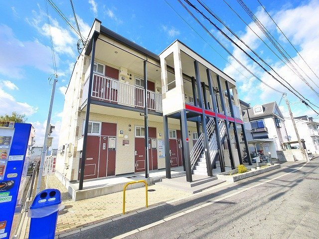 レオパレス売間サニーヒルの外観|おしゃれな外観です
