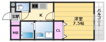 【間取り】 | オレンジクレストA