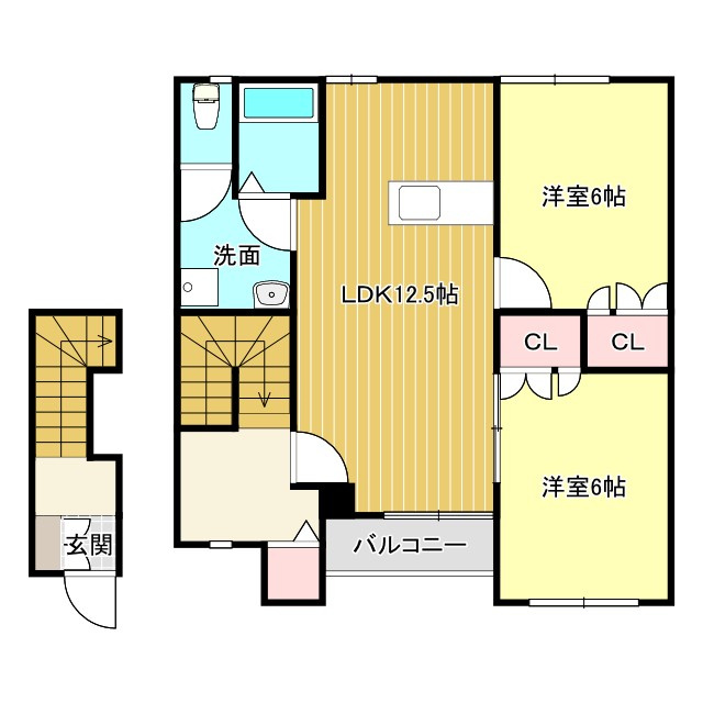 ベルリードMKの間取り