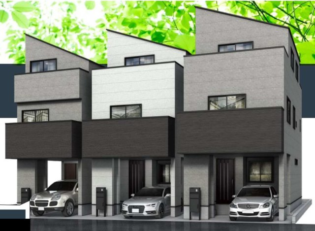 【横浜市西区霞ケ丘63全3棟新築戸建て】★仲介手数料無料★