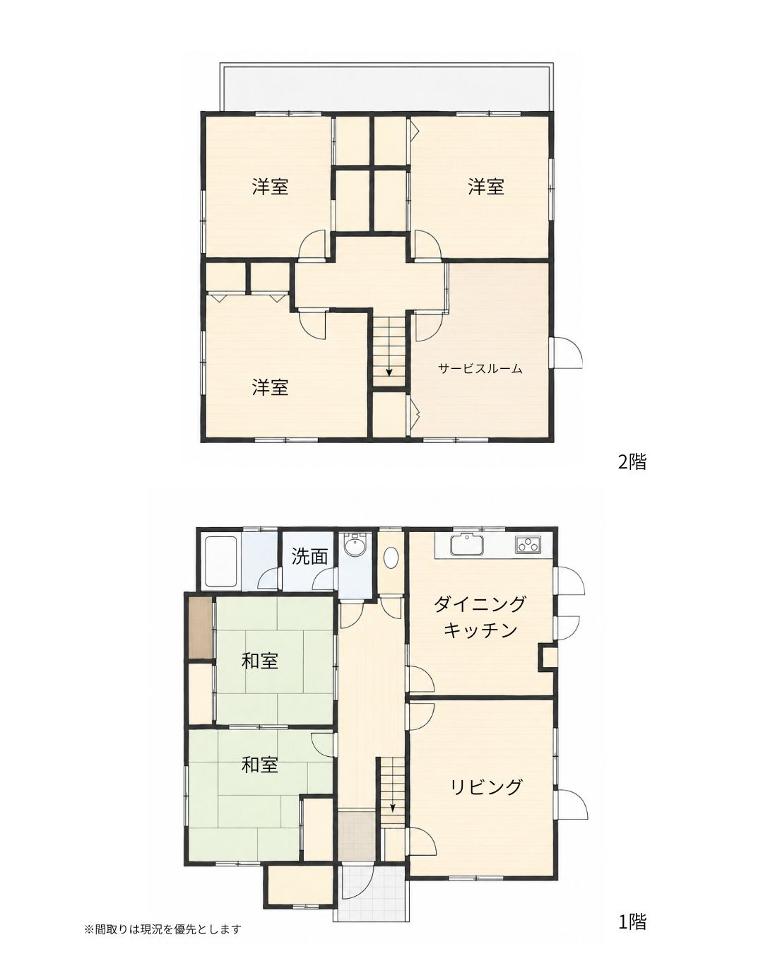 小立野2丁目の間取り