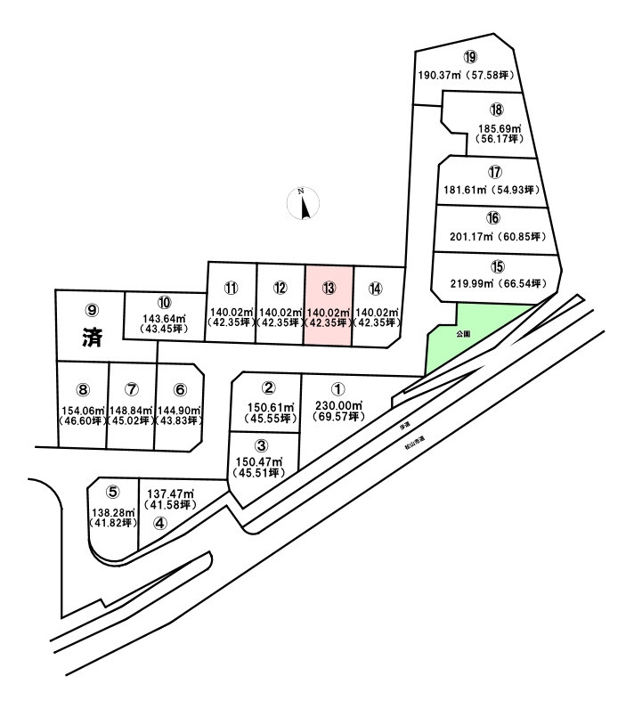 河野中須賀　19区画