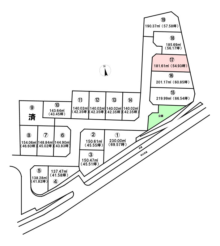 河野中須賀　19区画
