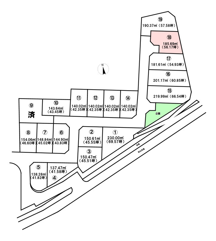 河野中須賀　19区画