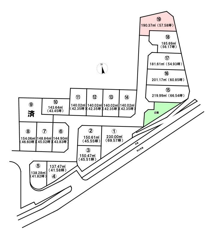 河野中須賀　19区画