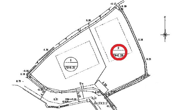 東広島市八本松町正力　土地の区画図