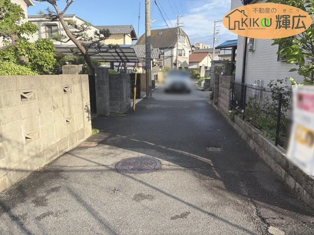 加古川市加古川町備後 土地の前面道路含む現地写真