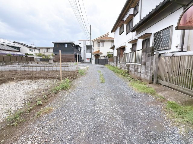 さいたま市植竹町2期の前面道路含む現地写真