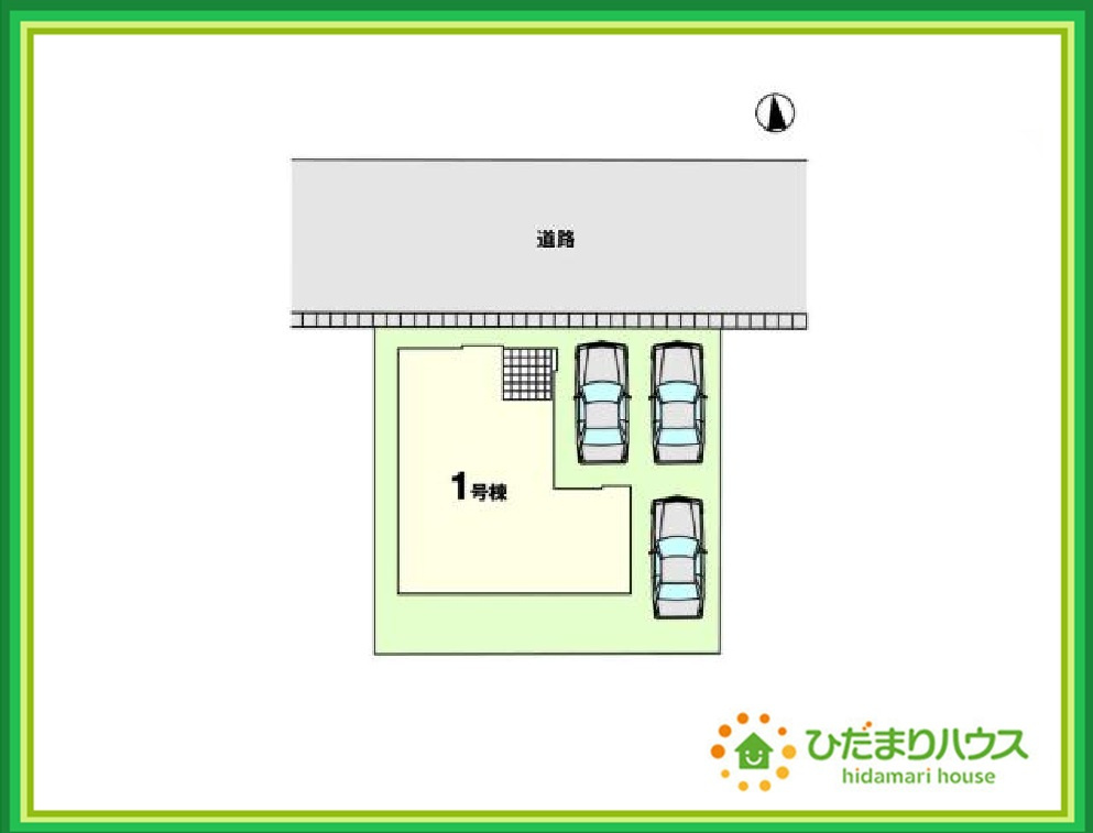 郡山市鳴神2期　新築戸建の区画図|小学校まで290m！お子様の登下校も安心できる距離です♪