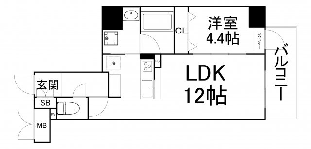 【間取り】 | ラフィット松屋町