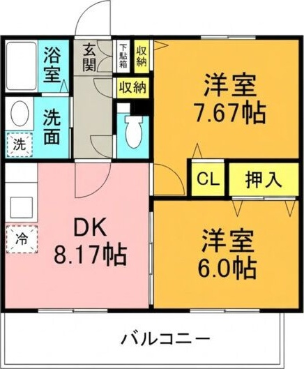 パークスクエア21の間取り