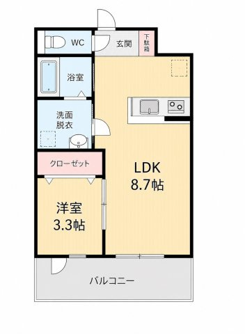 スペリオーレ二日市の間取り