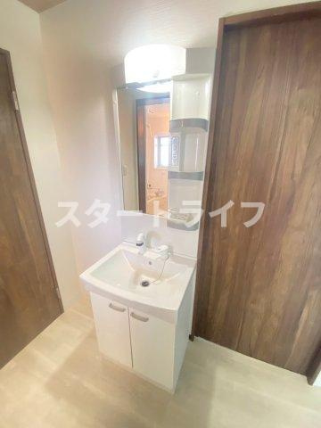 大阪市淀川区加島３丁目の賃貸マンションの洗面所