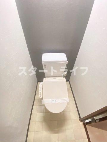 大阪市淀川区加島３丁目の賃貸マンションのトイレ