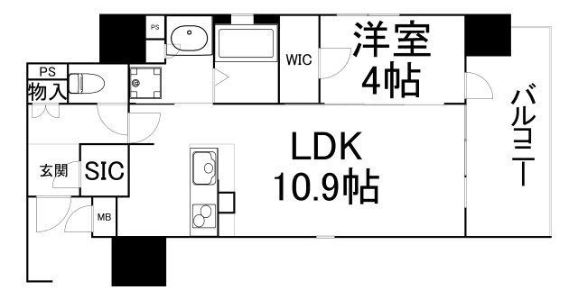 【間取り】 | OPUS RESIDENCE SHINSAIBASHI SOUTH