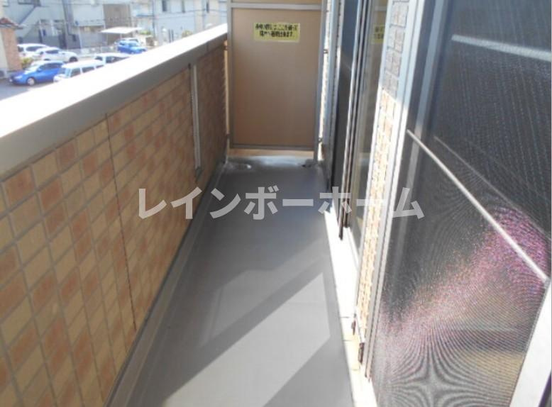サンシャインⅡ仲介手数料（賃料の1.10ヵ月）の50％OFF対象物件！のバルコニー|お洗濯にも便利なバルコニー付き