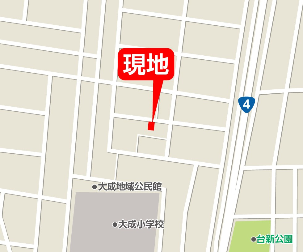 新築戸建・新築建売　郡山市鳴神2期　大成小・第一中の地図|現地案内図