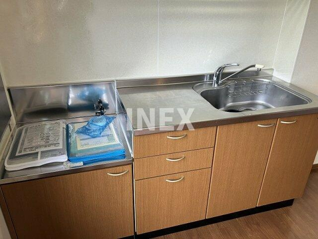 相模原市南区新戸のアパートのキッチン