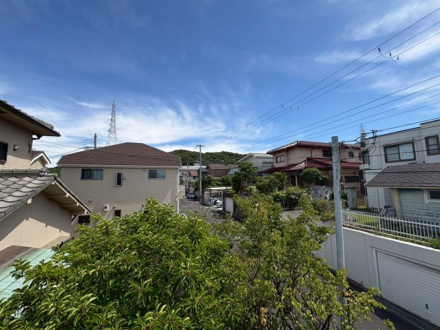 須磨区竜が台6丁目　新築戸建て　A号棟の展望|バルコニーからの眺望は抜けていて、陽当たりも風通しも◎