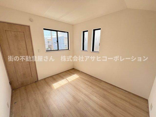 須磨区竜が台6丁目　新築戸建て　A号棟の洋室|コンパクトで使いやすい洋室です