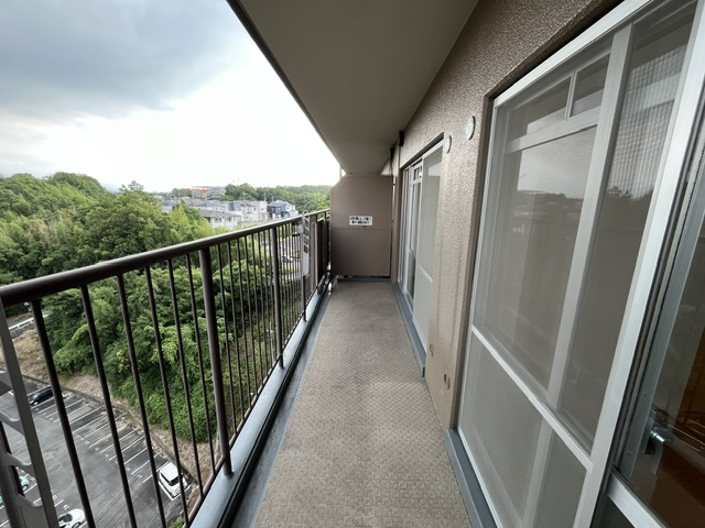 ライオンズマンション千代田弐番館のバルコニー