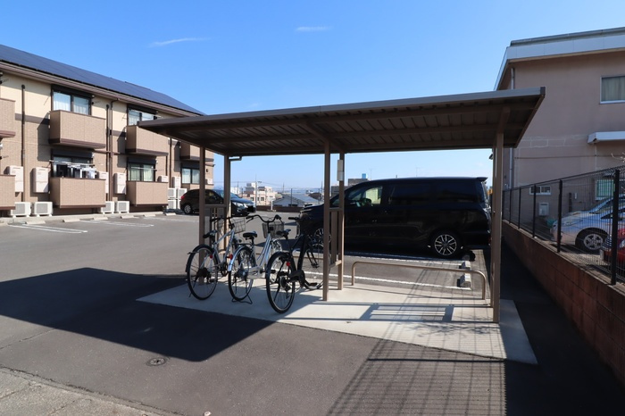 コスモス薬師のその他共用部分|駐輪場