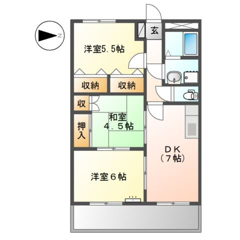 【間取り】 | エスポワール