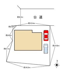 茅ヶ崎市松風台　中古戸建の区画図|区画図◇