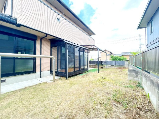 下妻市小島　中古戸建の庭|【リフォーム完成】お庭写真。樹木伐採、残置物撤去致しました。