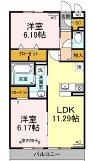 【間取り】 | マウンテンハート | 間取りです。