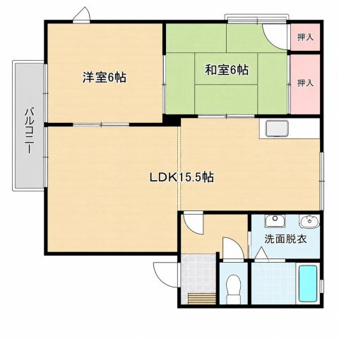 アーバンライフ美しが丘の間取り|別号数タイイプ
