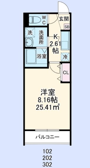 GRADUS若葉の間取り