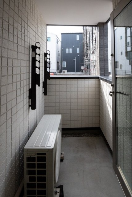 アルシオーネ町屋のバルコニー