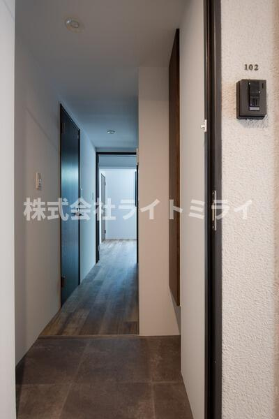 Ｂａｒｋ　Ｌａｎｅ　早稲田Ⅱの玄関| 