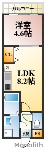 フジパレス堺鳳中町Ⅰ番館の間取り