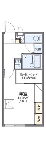 レオパレス大の間取り
