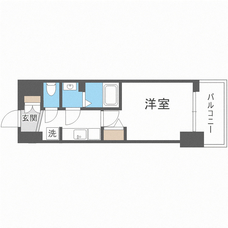 ArtizA新大阪D.C．の間取り