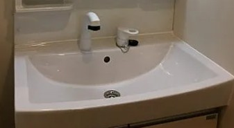 パラシアⅡの独立洗面台|※別部屋参考写真