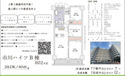 市川ハイツＢ棟【仲介手数料無料】の画像