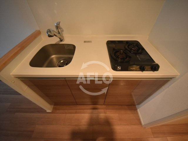 レオンコンフォート本町東Ⅱのキッチン|レオンコンフォート本町東II　2口ガスシステムキッチン