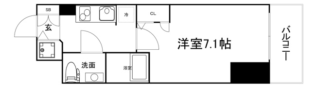 【間取り】 | スワンズシティ大手前ソレイユ