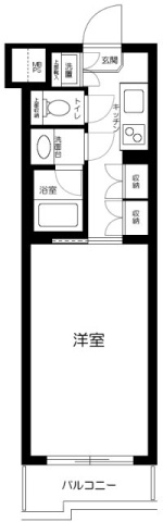 練馬区貫井２丁目の賃貸マンションの間取り