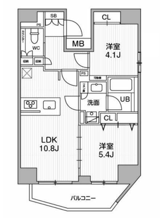 SYFORME江戸川橋の間取り