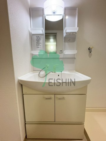 フェリーチェ原田2の洗面所|シンプルで使いやすい洗面台です！