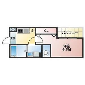 アプローズ新深江の間取り