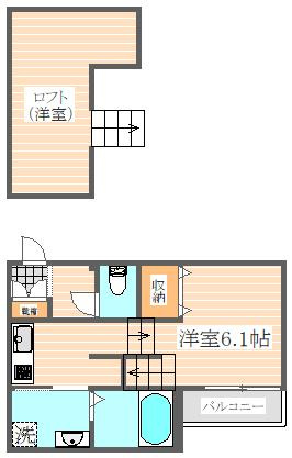 ラピュターの間取り|使いやすい間取りです。